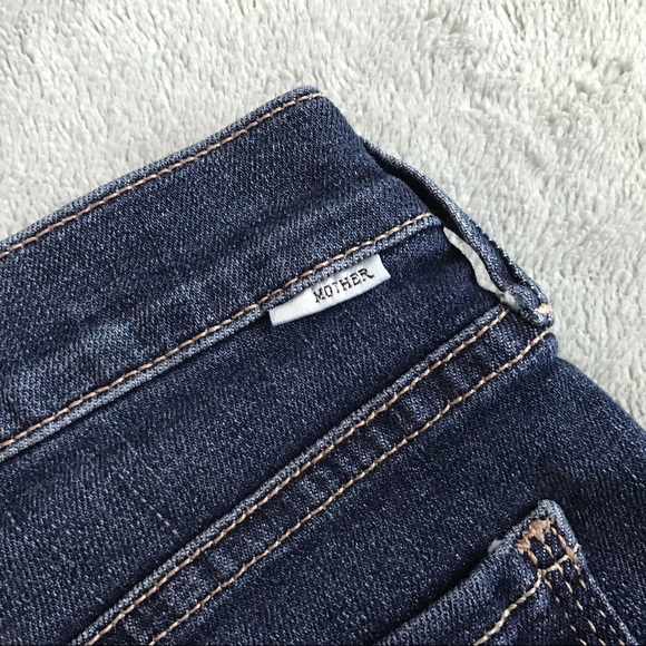 MOTHER The Charmer Fray Patch Shorts Girl Crush 24 - Picture 13 of 15